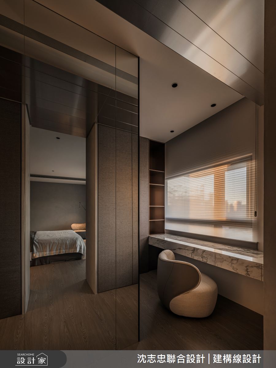 50坪毛胚屋＿現代風更衣間案例圖片＿沈志忠聯合設計·建構線設計＿沈志忠_41.質韻之28