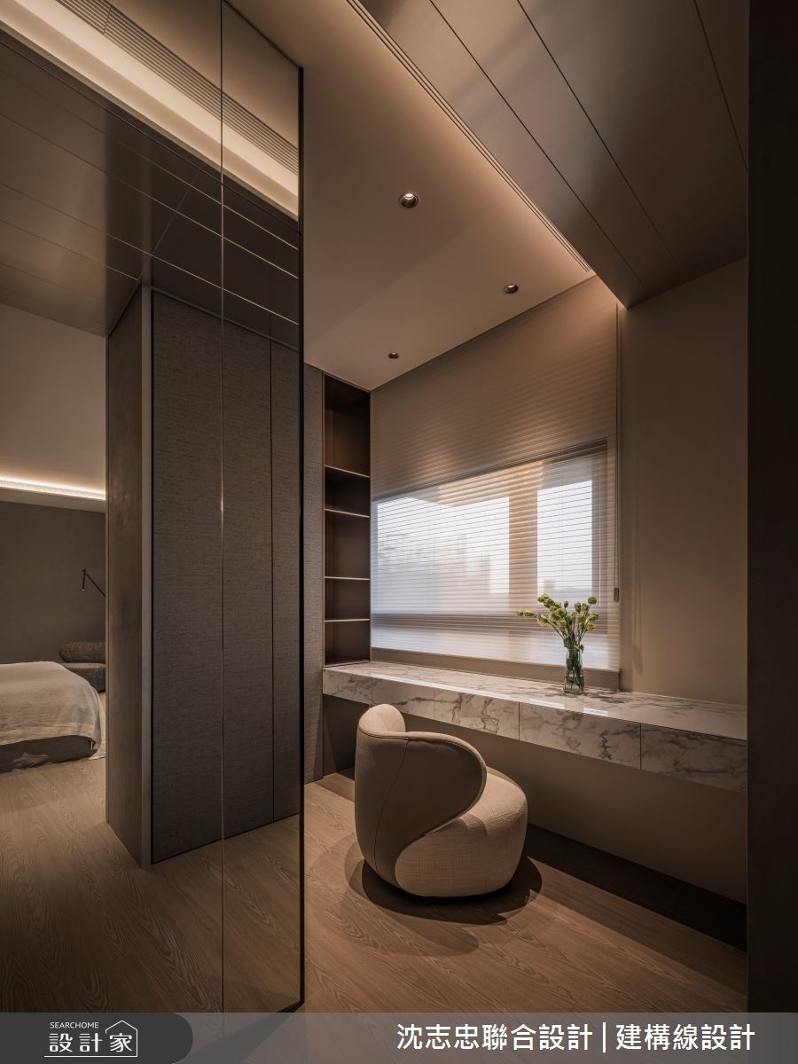 50坪毛胚屋＿現代風更衣間案例圖片＿沈志忠聯合設計·建構線設計＿沈志忠_41.質韻之29