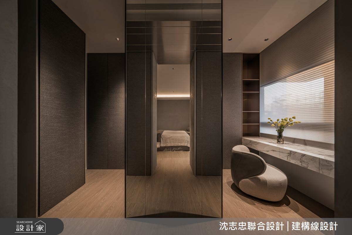 50坪毛胚屋＿現代風更衣間案例圖片＿沈志忠聯合設計·建構線設計＿沈志忠_41.質韻之27