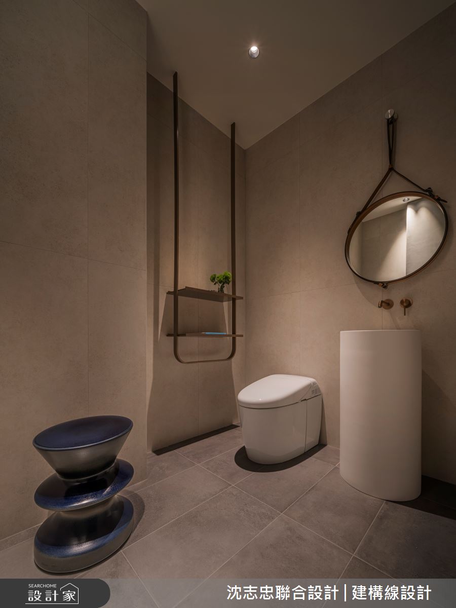 50坪毛胚屋＿現代風浴室案例圖片＿沈志忠聯合設計·建構線設計＿沈志忠_41.質韻之33