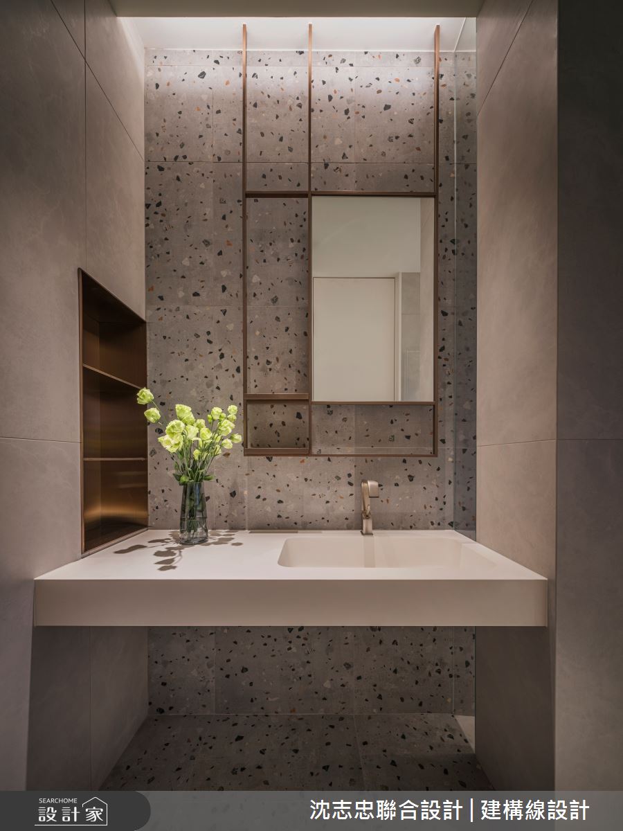 50坪毛胚屋＿現代風浴室案例圖片＿沈志忠聯合設計·建構線設計＿沈志忠_41.質韻之40