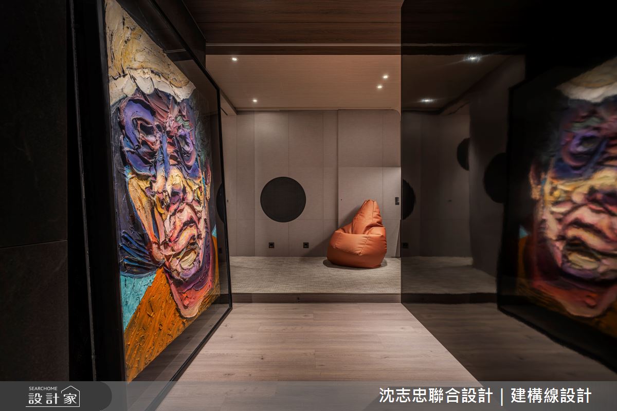 新古屋(10年以下)＿現代風案例圖片＿沈志忠聯合設計·建構線設計＿沈志忠_42.藝境私邸之31