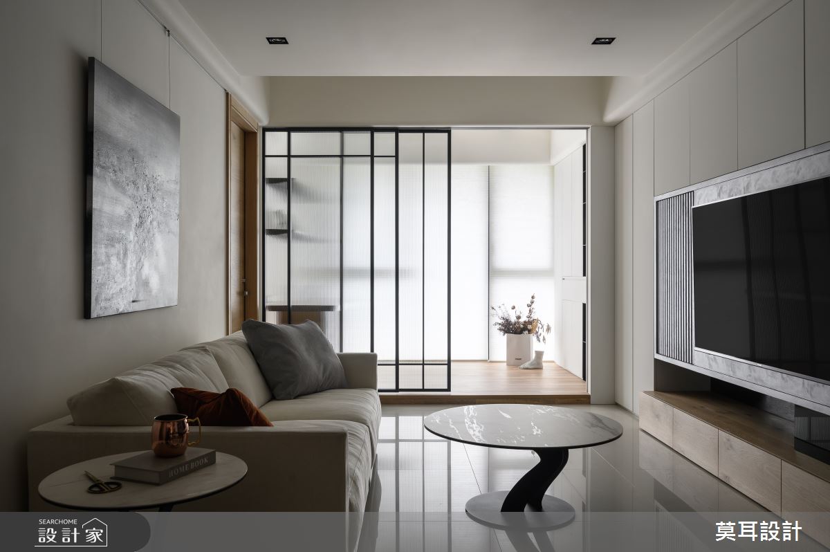 30坪新成屋(5年以下)＿現代風客廳案例圖片＿莫耳設計＿莫耳_04之4