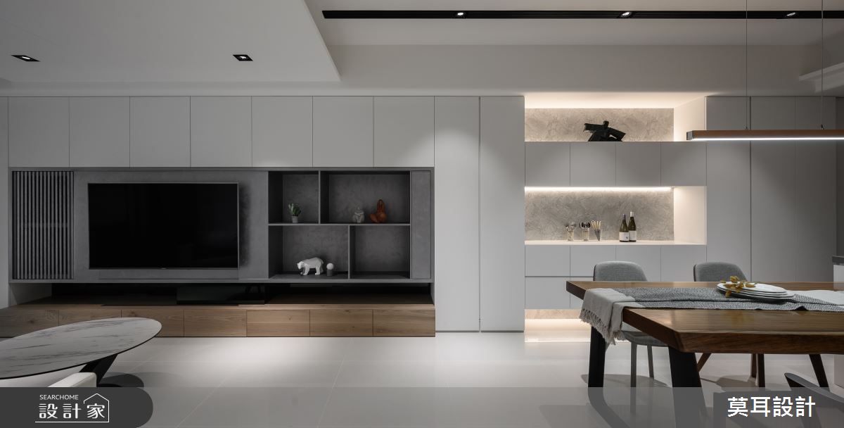 30坪新成屋(5年以下)＿現代風客廳餐廳案例圖片＿莫耳設計＿莫耳_04之7