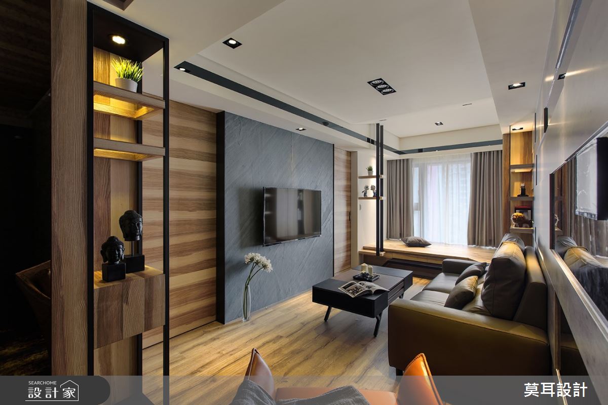 18坪新成屋(5年以下)＿混搭風客廳案例圖片＿莫耳設計＿莫耳_05之3
