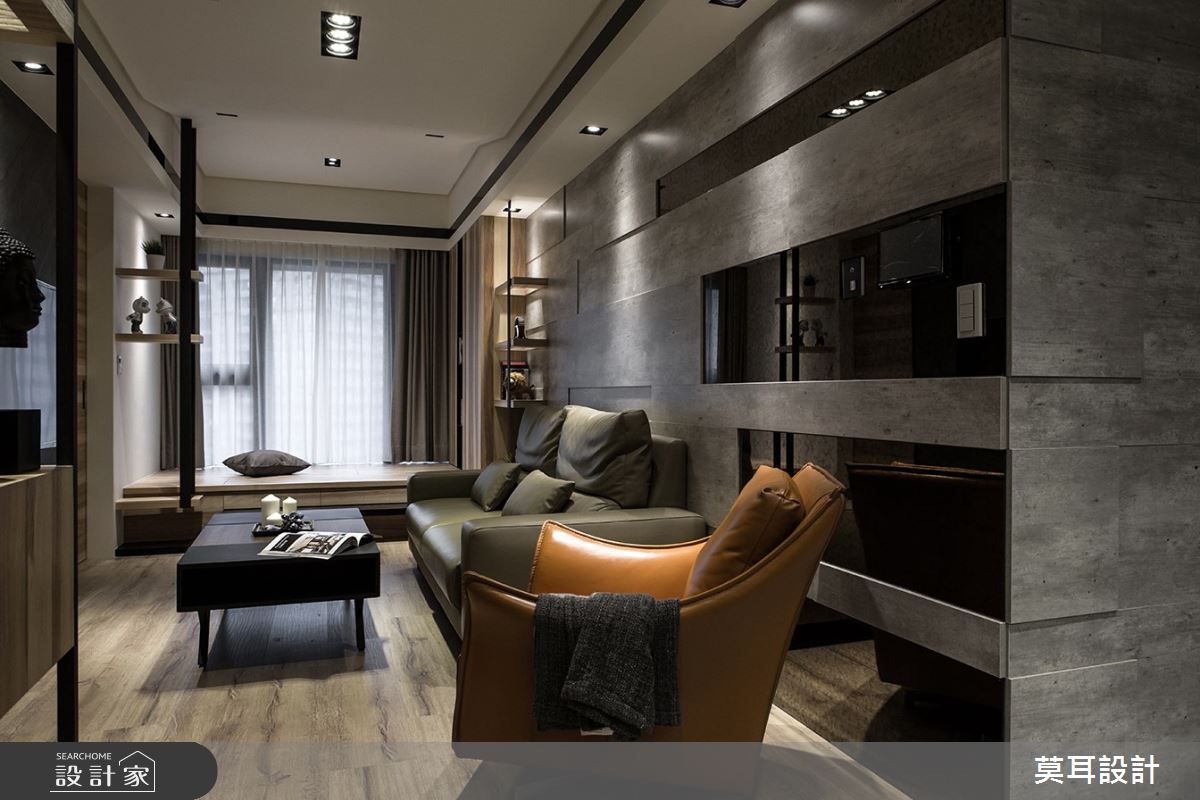 18坪新成屋(5年以下)＿混搭風客廳案例圖片＿莫耳設計＿莫耳_05之5