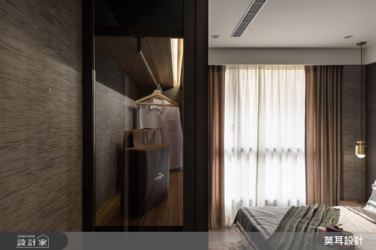 30坪新成屋(5年以下)＿現代風臥室更衣間案例圖片＿莫耳設計＿莫耳_06之15