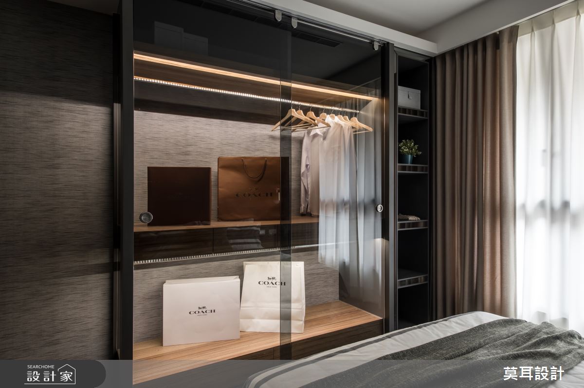 30坪新成屋(5年以下)＿現代風臥室更衣間案例圖片＿莫耳設計＿莫耳_06之16