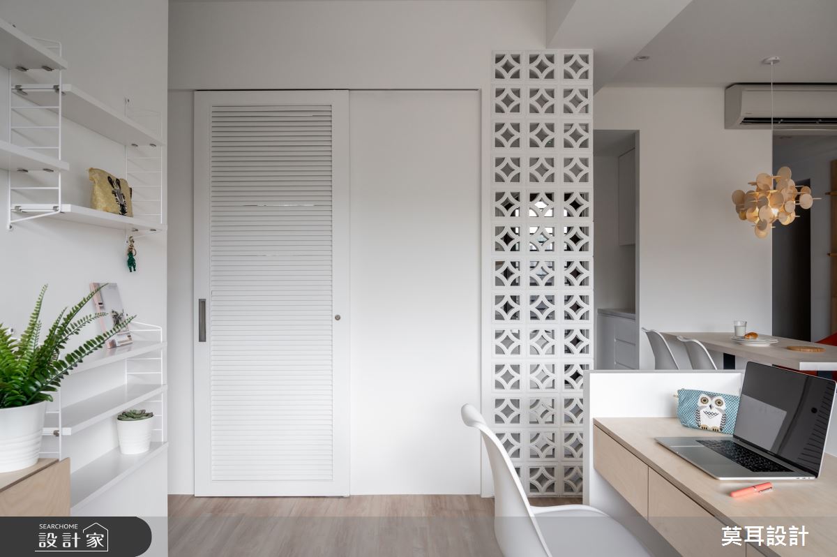25坪新成屋(5年以下)＿北歐風書房案例圖片＿莫耳設計＿莫耳_07之16