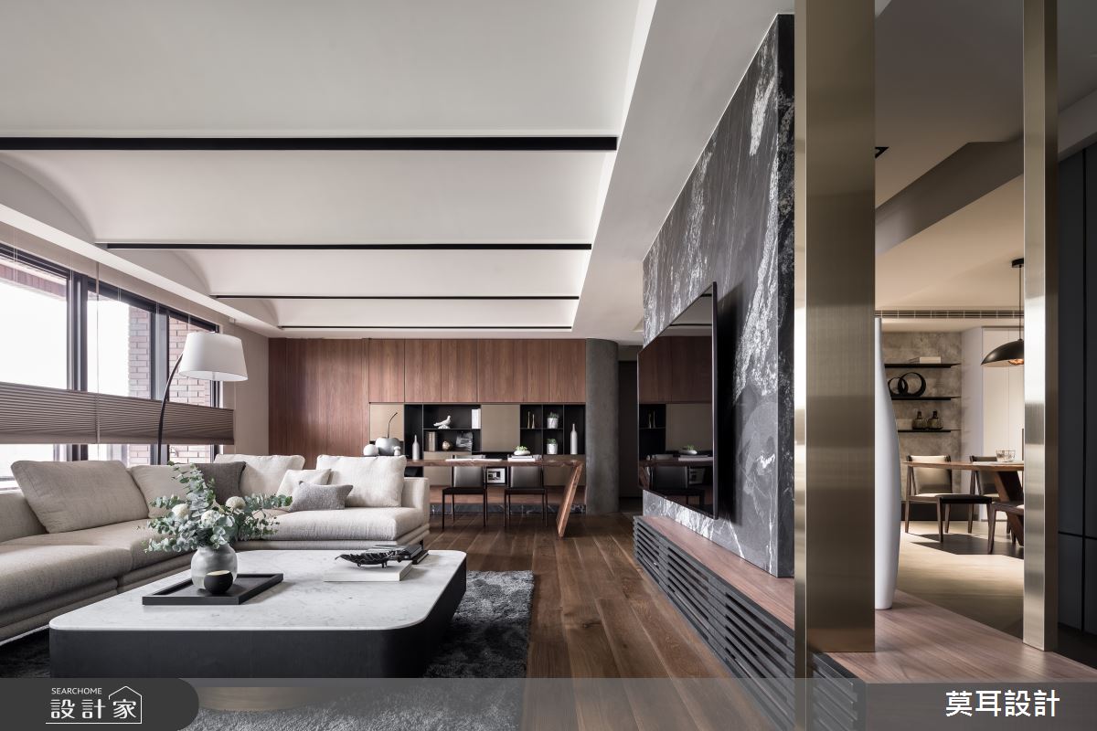 60坪新成屋(5年以下)＿現代風客廳書房案例圖片＿莫耳設計＿莫耳_08之9