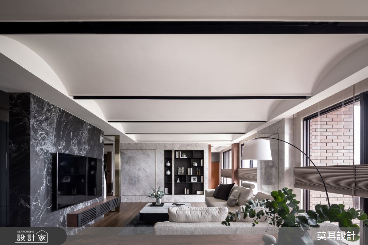 60坪新成屋(5年以下)＿現代風客廳案例圖片＿莫耳設計＿莫耳_08之5