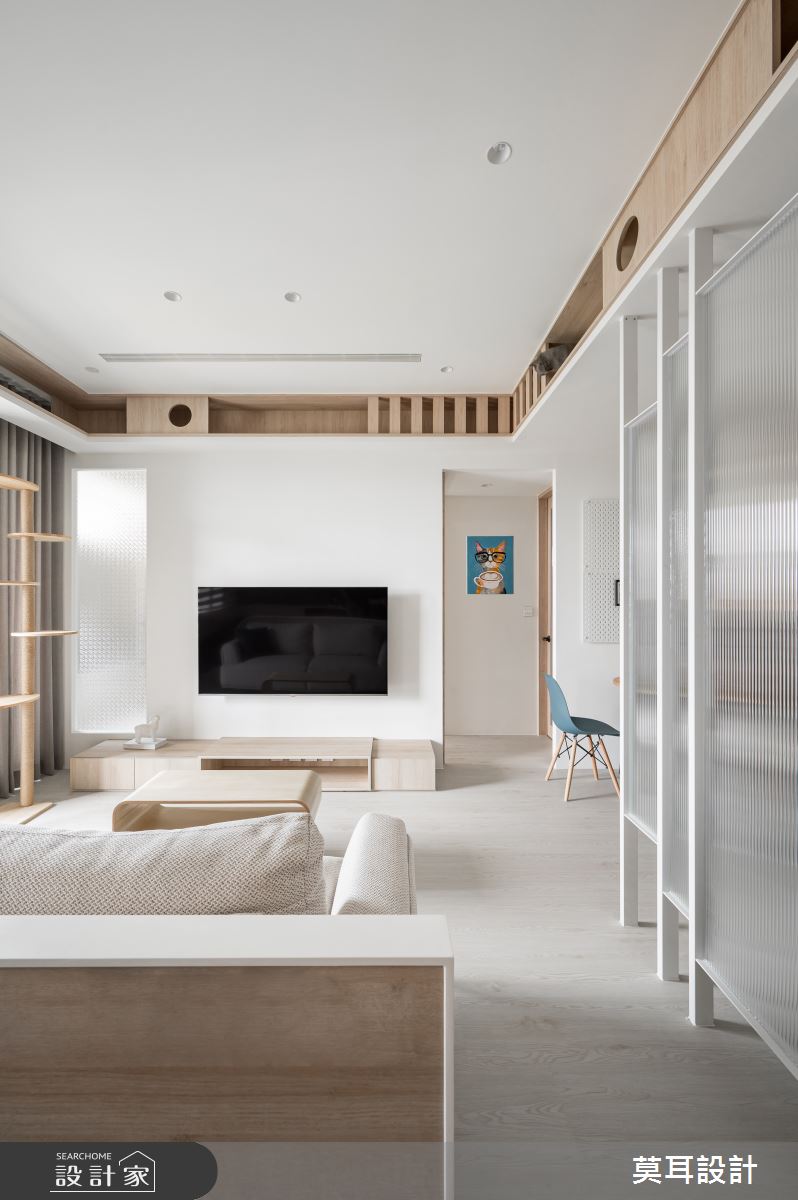16坪新成屋(5年以下)＿北歐風客廳案例圖片＿莫耳設計＿莫耳_09之12