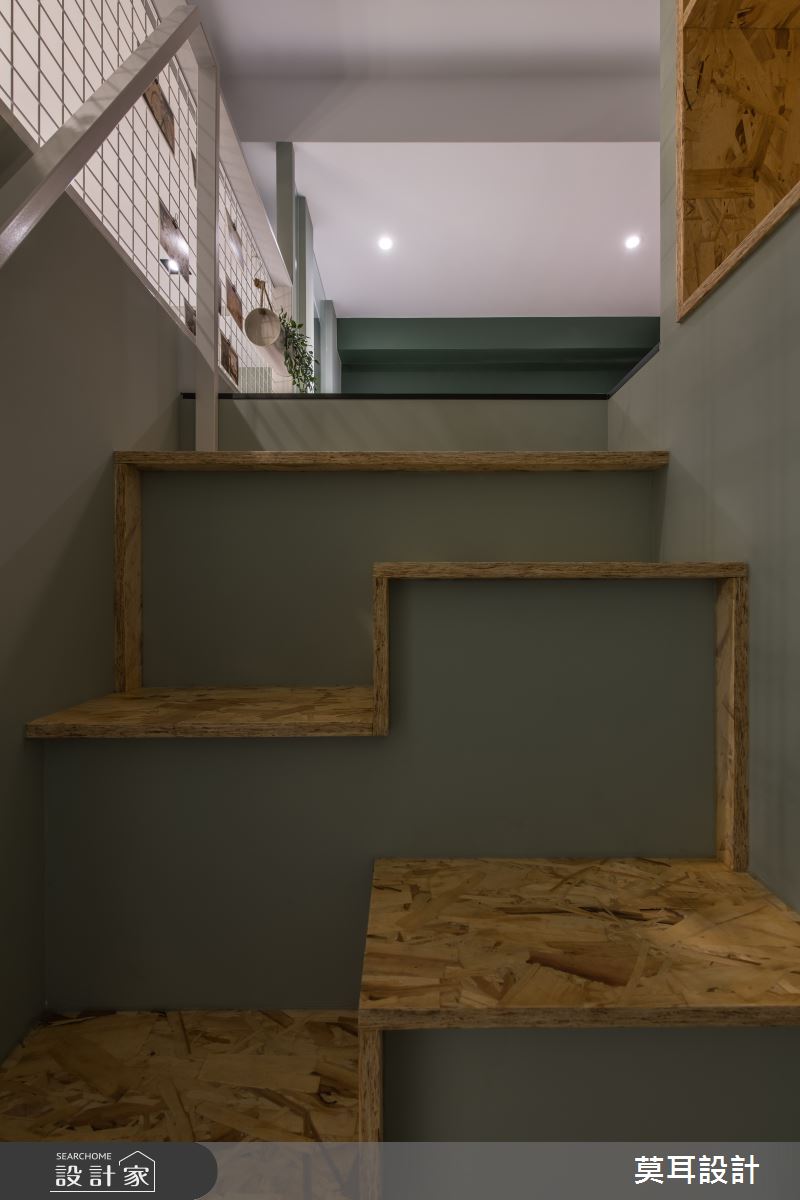 16坪新成屋(5年以下)＿北歐風樓梯案例圖片＿莫耳設計＿莫耳_16之12