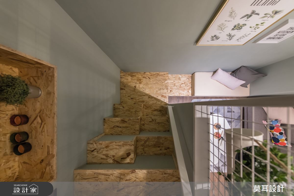 16坪新成屋(5年以下)＿北歐風樓梯案例圖片＿莫耳設計＿莫耳_16之13