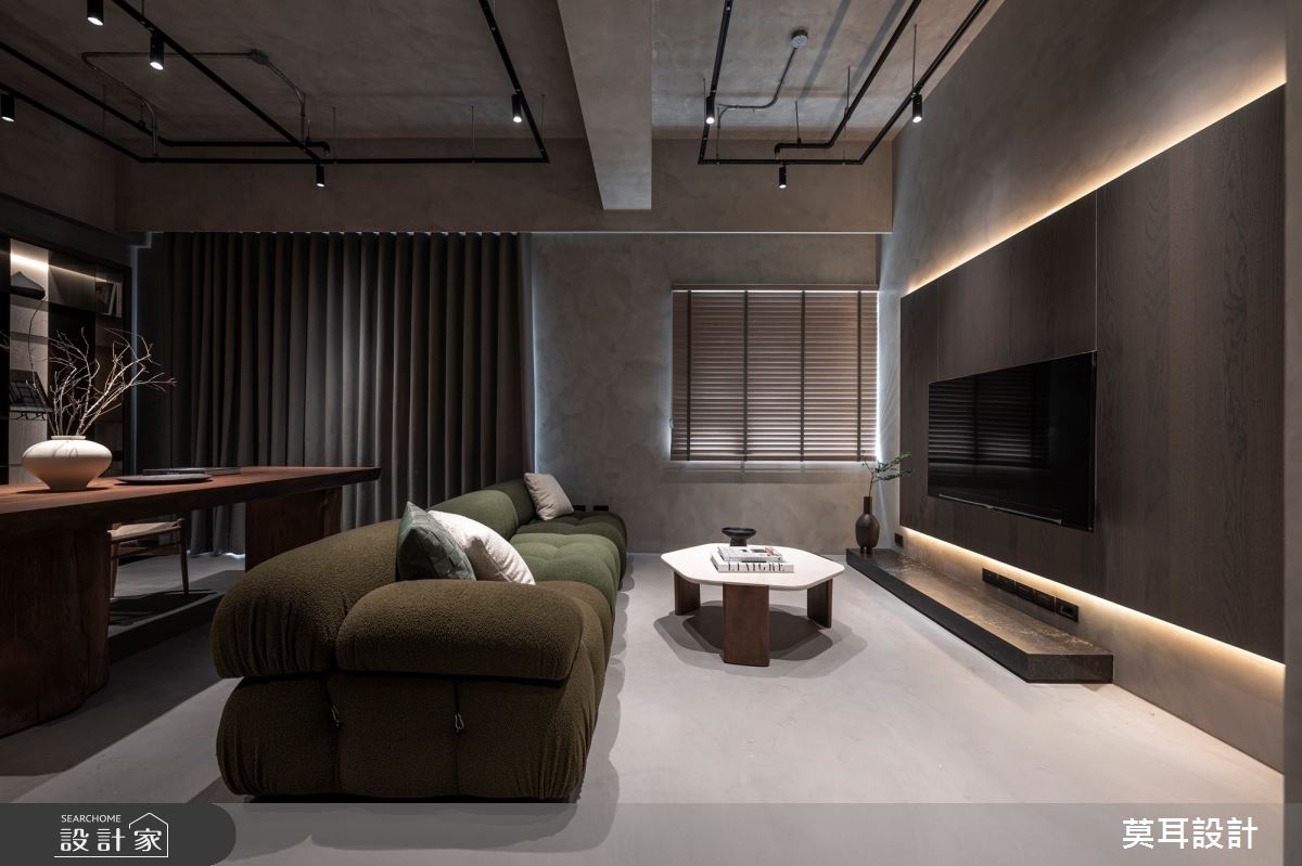 35坪新成屋(5年以下)＿現代風客廳書房案例圖片＿莫耳設計＿莫耳_19之9