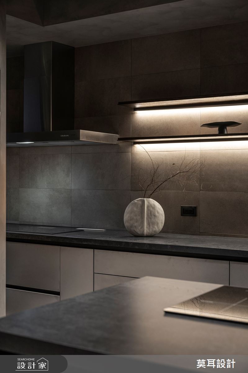 35坪新成屋(5年以下)＿現代風廚房中島案例圖片＿莫耳設計＿莫耳_19之17