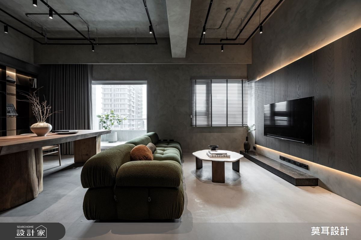 35坪新成屋(5年以下)＿現代風客廳書房案例圖片＿莫耳設計＿莫耳_19之11
