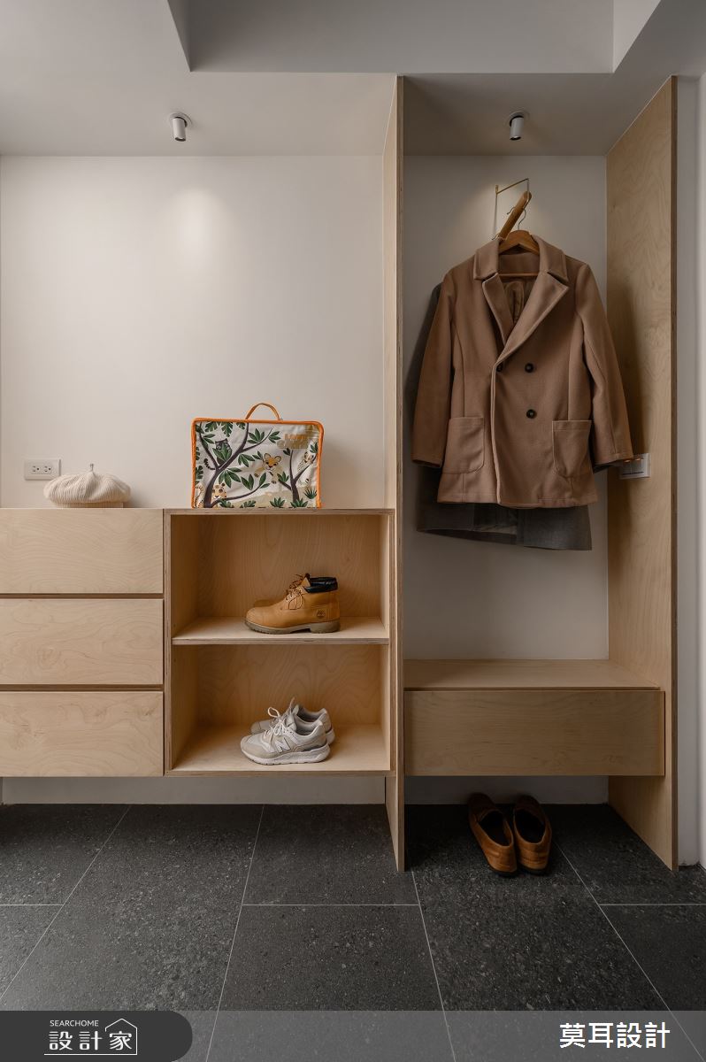 27坪老屋(16~30年)＿日式無印風玄關案例圖片＿莫耳設計＿莫耳_20之5