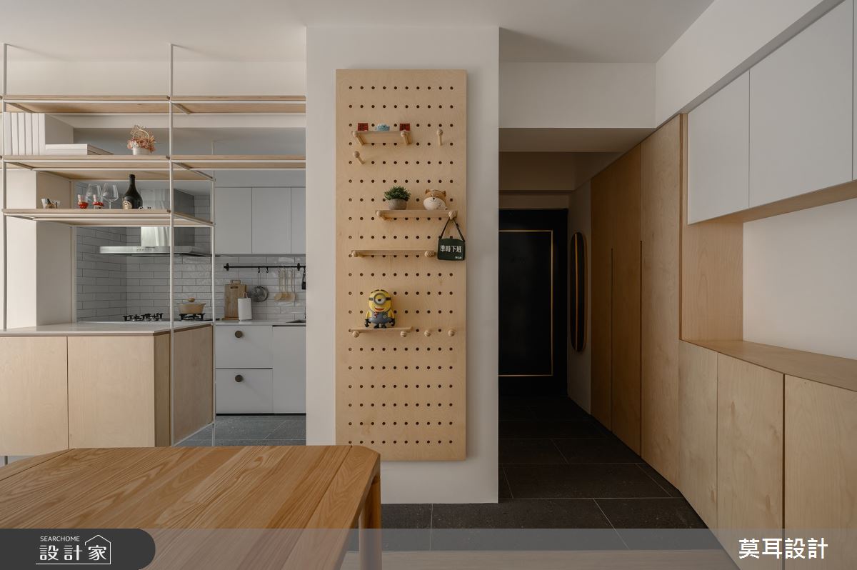 27坪老屋(16~30年)＿日式無印風玄關廚房中島案例圖片＿莫耳設計＿莫耳_20之11