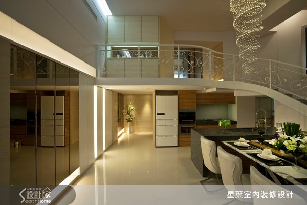 50坪＿新古典餐廳樓梯案例圖片＿星葉室內裝修設計＿星葉_04_新北50坪新古典風之1