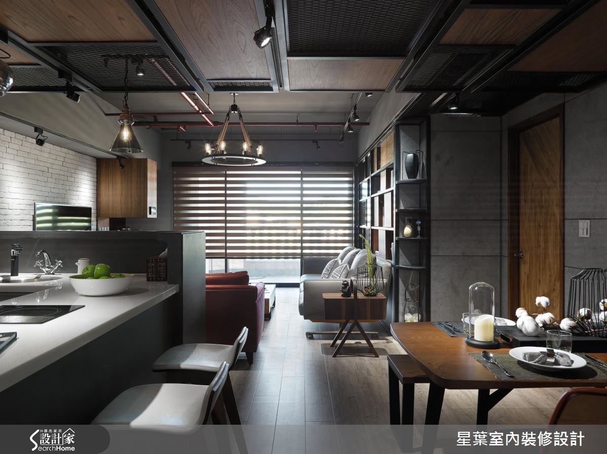 45坪新成屋(5年以下)＿工業風案例圖片＿星葉室內裝修設計＿星葉_16_基隆45坪工業風之8