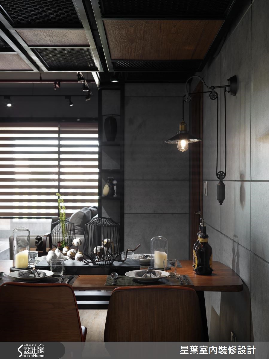 45坪新成屋(5年以下)＿工業風案例圖片＿星葉室內裝修設計＿星葉_16_基隆45坪工業風之9