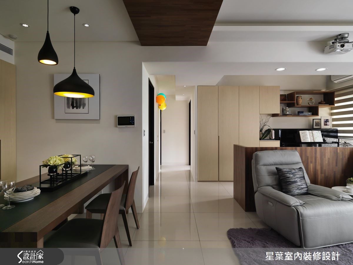 30坪新成屋(5年以下)＿現代風客廳餐廳案例圖片＿星葉室內裝修設計＿星葉_19_新北30坪現代風之8