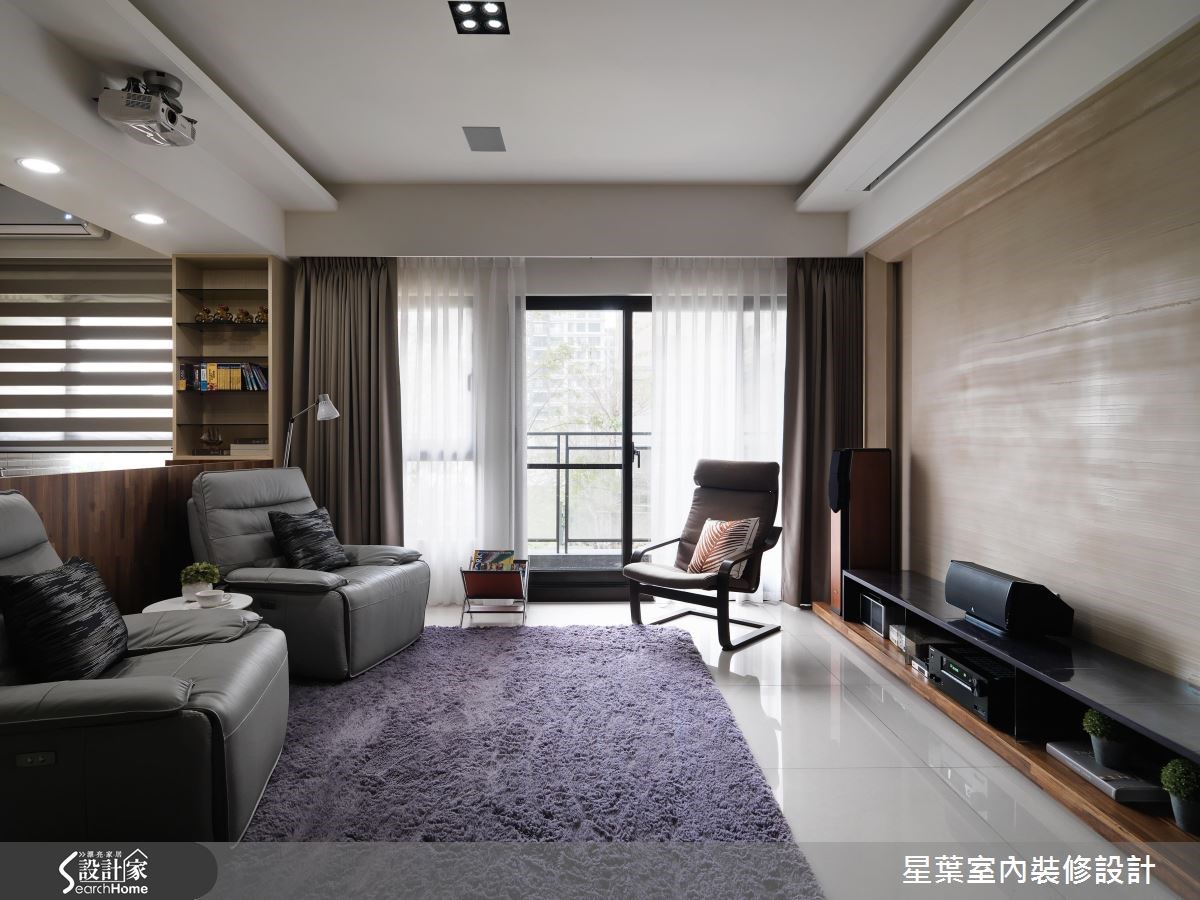 30坪新成屋(5年以下)＿現代風客廳案例圖片＿星葉室內裝修設計＿星葉_19_新北30坪現代風之9