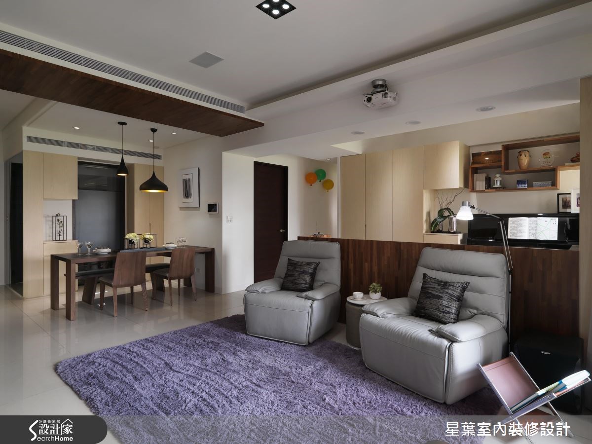 30坪新成屋(5年以下)＿現代風客廳案例圖片＿星葉室內裝修設計＿星葉_19_新北30坪現代風之11