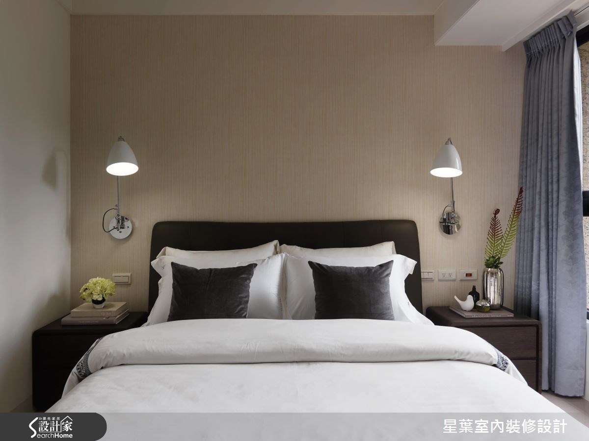 30坪新成屋(5年以下)＿現代風臥室案例圖片＿星葉室內裝修設計＿星葉_19_新北30坪現代風之14