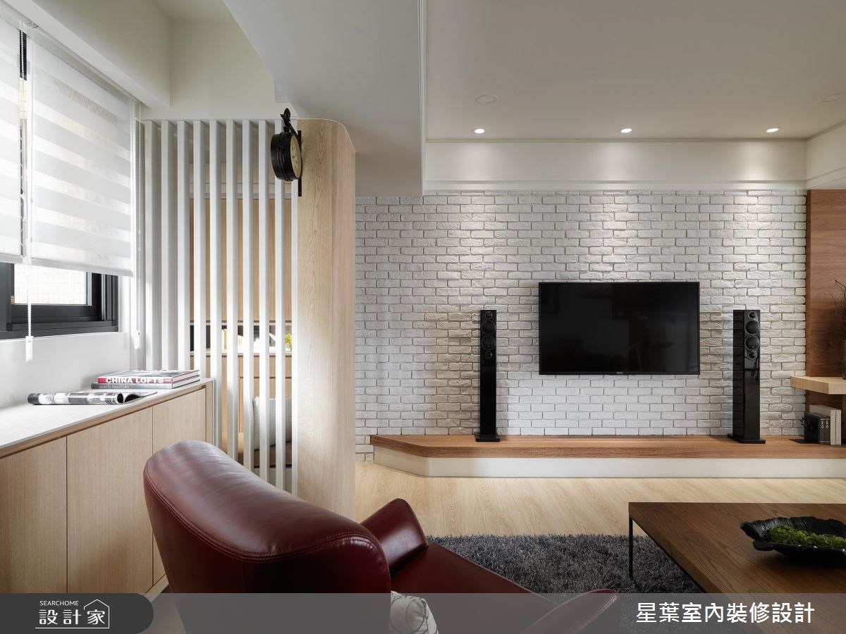 43坪老屋(16~30年)＿北歐風客廳案例圖片＿星葉室內裝修設計＿星葉_20_台北老屋翻新43坪北歐風之8