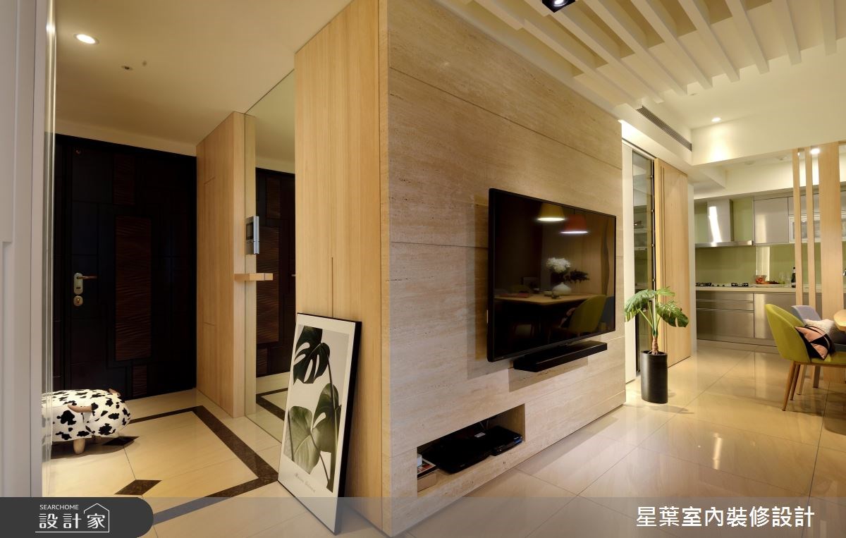 27坪新成屋(5年以下)＿現代風玄關案例圖片＿星葉室內裝修設計＿星葉_23_新北27坪現代風之1