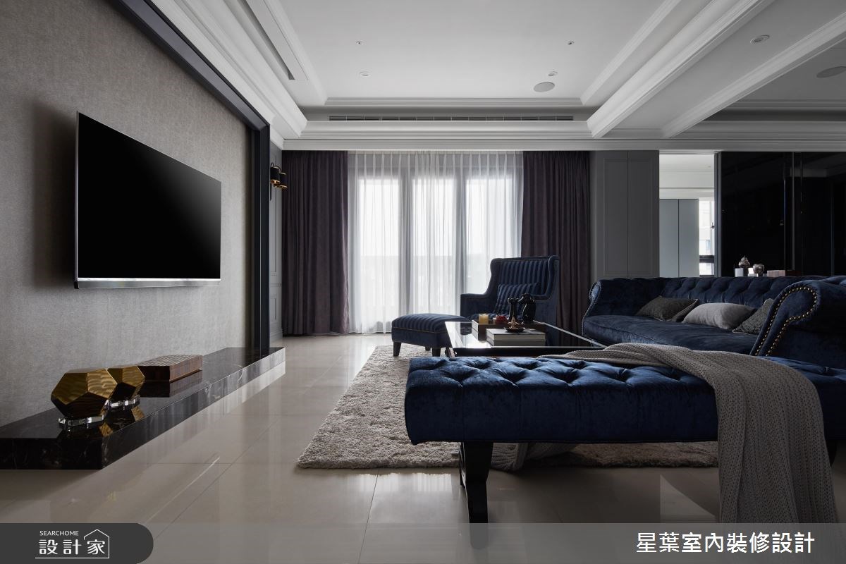 50坪新成屋(5年以下)＿新古典客廳案例圖片＿星葉室內裝修設計＿星葉_24_基隆50坪新古典風之2
