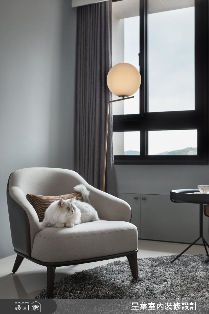 50坪新成屋(5年以下)＿新古典書房案例圖片＿星葉室內裝修設計＿星葉_24_基隆50坪新古典風之14