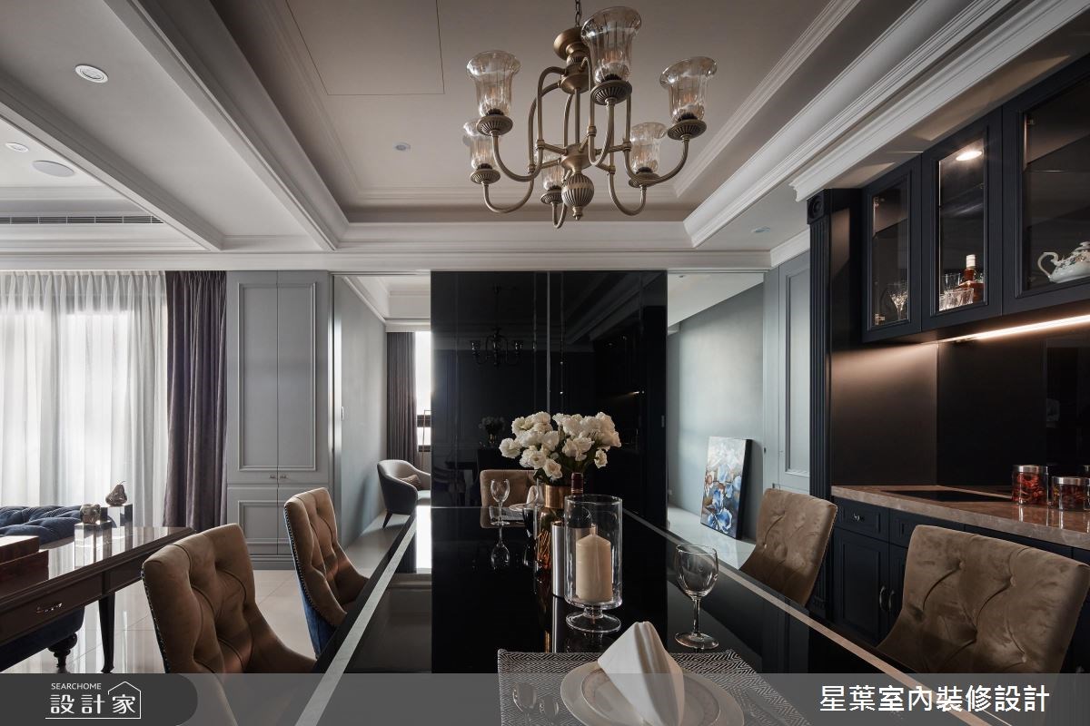 50坪新成屋(5年以下)＿新古典餐廳案例圖片＿星葉室內裝修設計＿星葉_24_基隆50坪新古典風之12