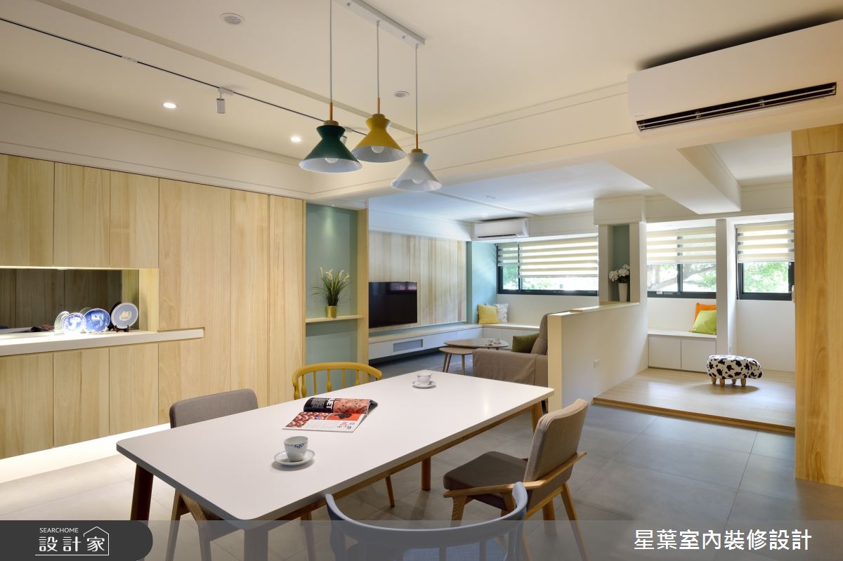 30坪老屋(16~30年)＿北歐風餐廳案例圖片＿星葉室內裝修設計＿星葉_29_台北老屋翻新30坪北歐風之8