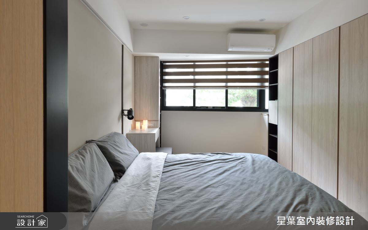 30坪老屋(16~30年)＿北歐風臥室案例圖片＿星葉室內裝修設計＿星葉_29_台北老屋翻新30坪北歐風之11