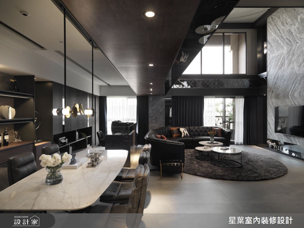 88坪新成屋(5年以下)＿現代風餐廳案例圖片＿星葉室內裝修設計＿星葉_32_新北樓中樓88坪現代風之9