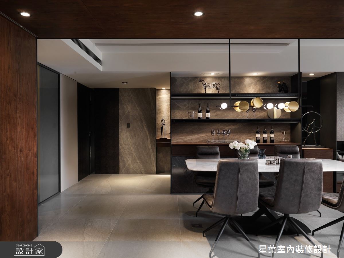 88坪新成屋(5年以下)＿現代風餐廳案例圖片＿星葉室內裝修設計＿星葉_32_新北樓中樓88坪現代風之7