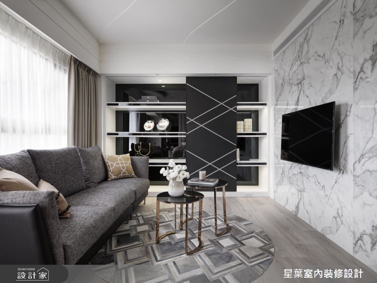 88坪新成屋(5年以下)＿現代風臥室案例圖片＿星葉室內裝修設計＿星葉_32_新北樓中樓88坪現代風之15