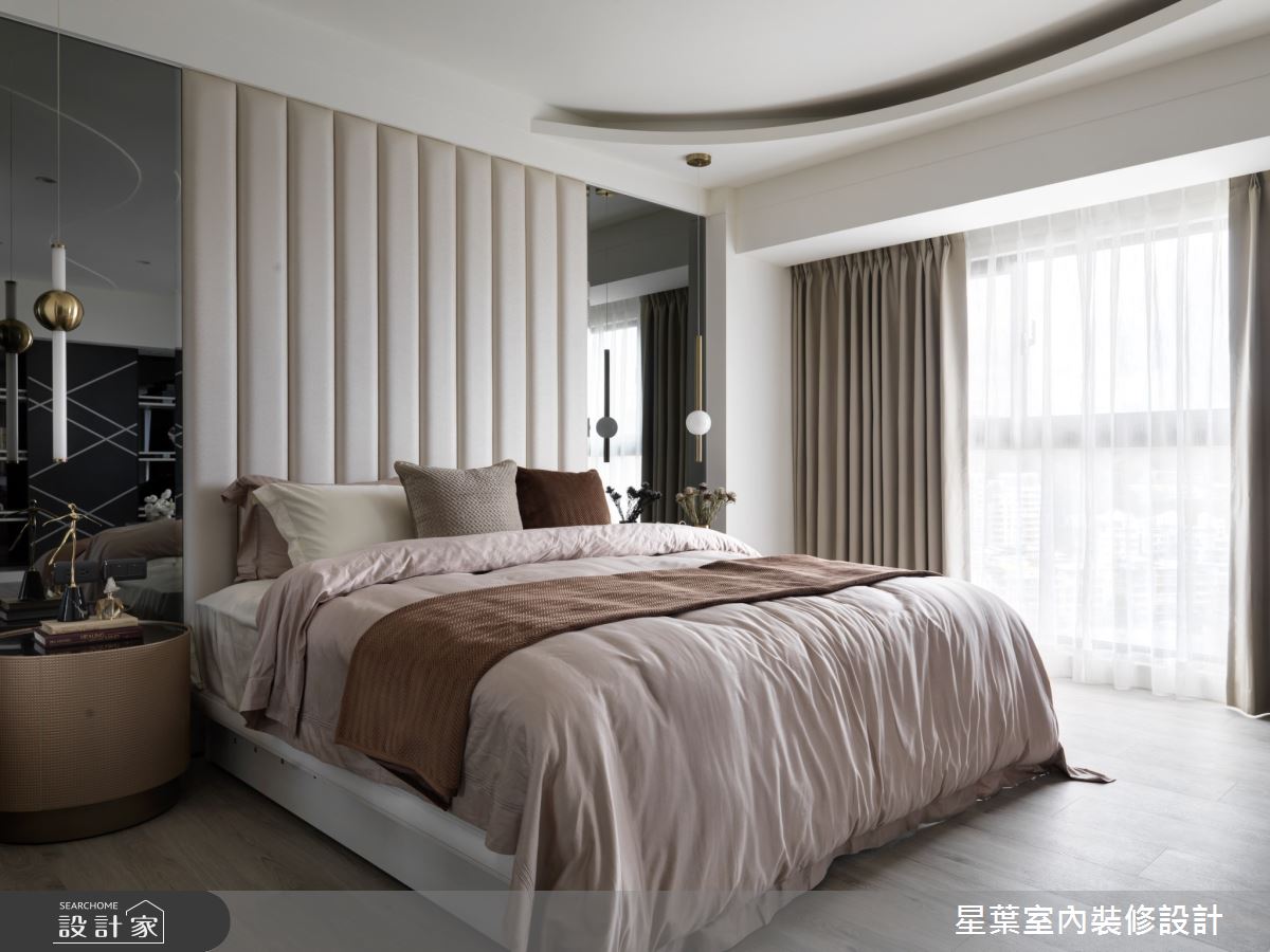 88坪新成屋(5年以下)＿現代風臥室案例圖片＿星葉室內裝修設計＿星葉_32_新北樓中樓88坪現代風之12