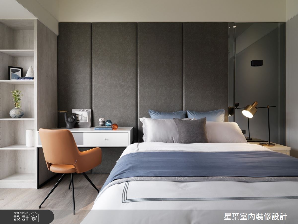 88坪新成屋(5年以下)＿現代風臥室案例圖片＿星葉室內裝修設計＿星葉_32_新北樓中樓88坪現代風之20