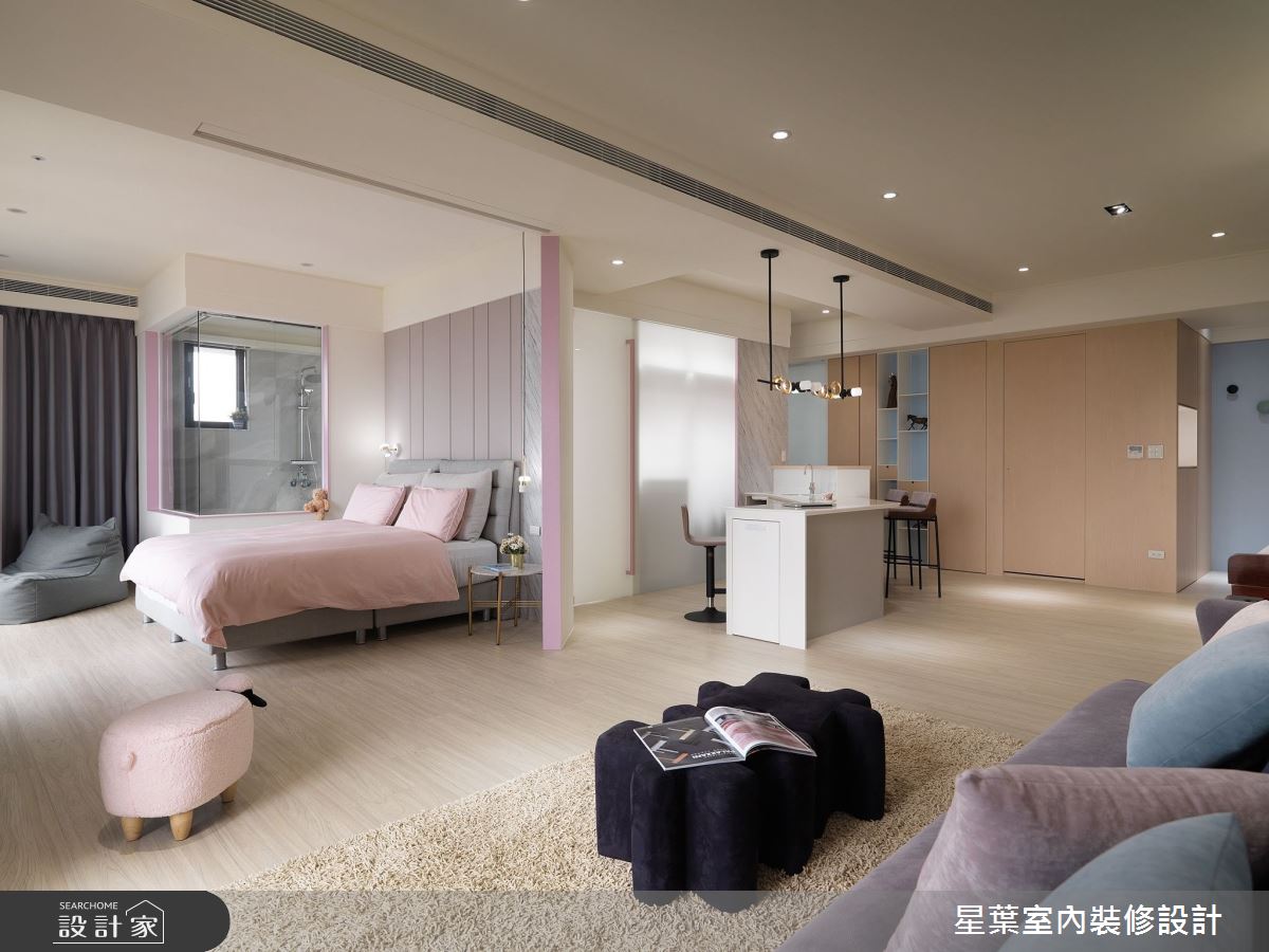 30坪預售屋＿北歐風吧檯臥室案例圖片＿星葉室內裝修設計＿星葉_34_新北30坪北歐風之13