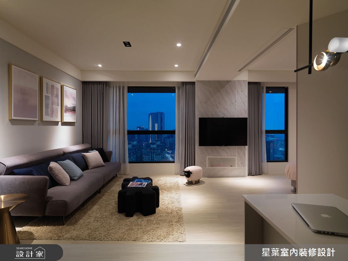 30坪預售屋＿北歐風客廳案例圖片＿星葉室內裝修設計＿星葉_34_新北30坪北歐風之14