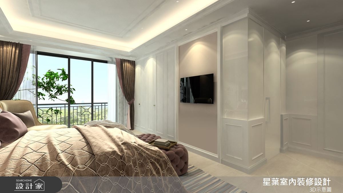 60坪中古屋(5~15年)＿現代風臥室案例圖片＿星葉室內裝修設計＿星葉_36_台中60坪現代風之6