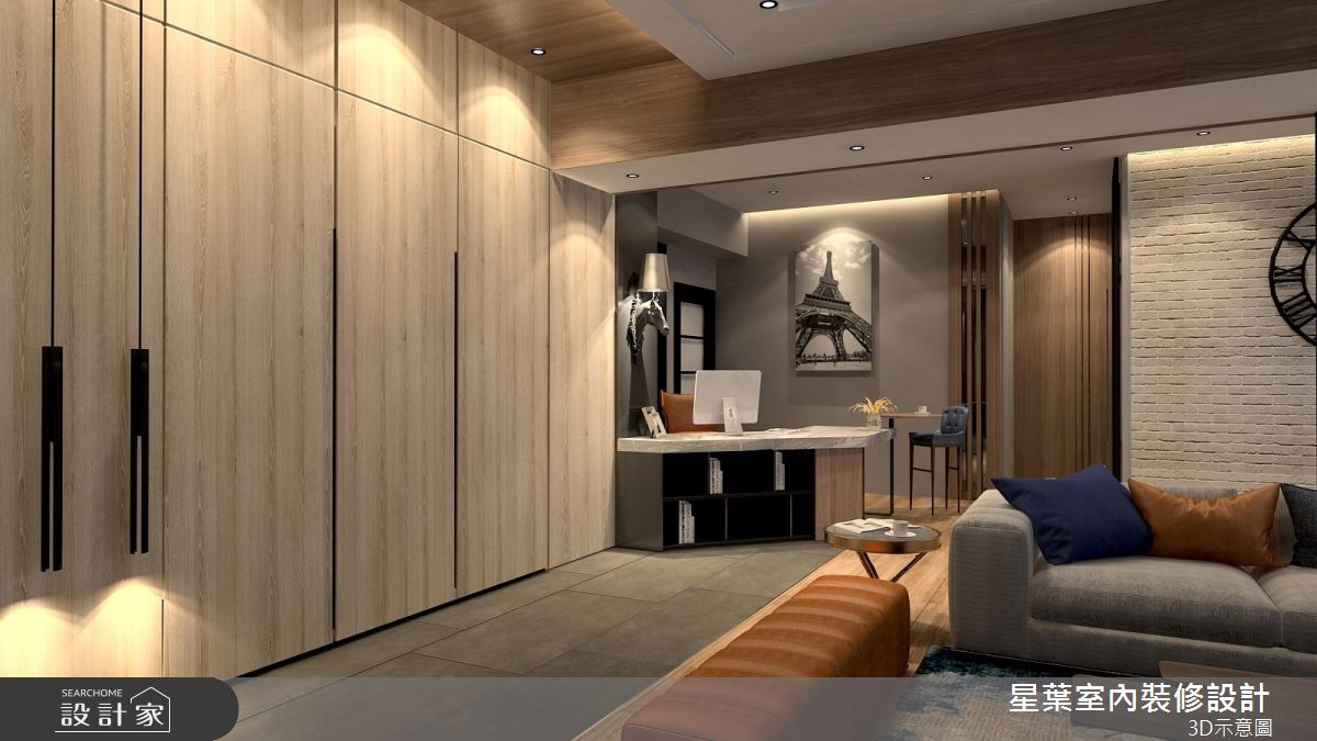 66坪中古屋(5~15年)＿現代風案例圖片＿星葉室內裝修設計＿星葉_37_台北66坪現代風之4