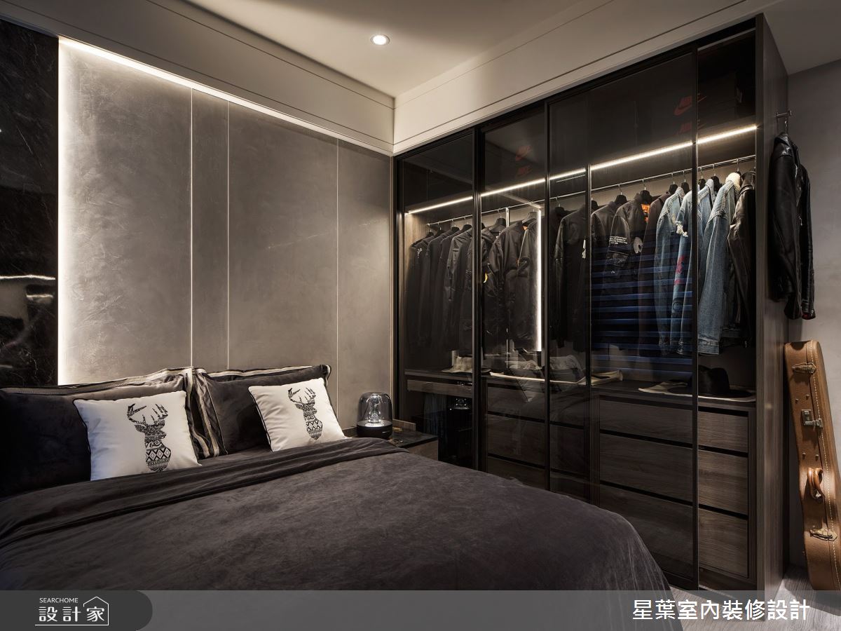 45坪新成屋(5年以下)＿輕奢風臥室案例圖片＿星葉室內裝修設計＿星葉_43_新北45坪輕奢風之19