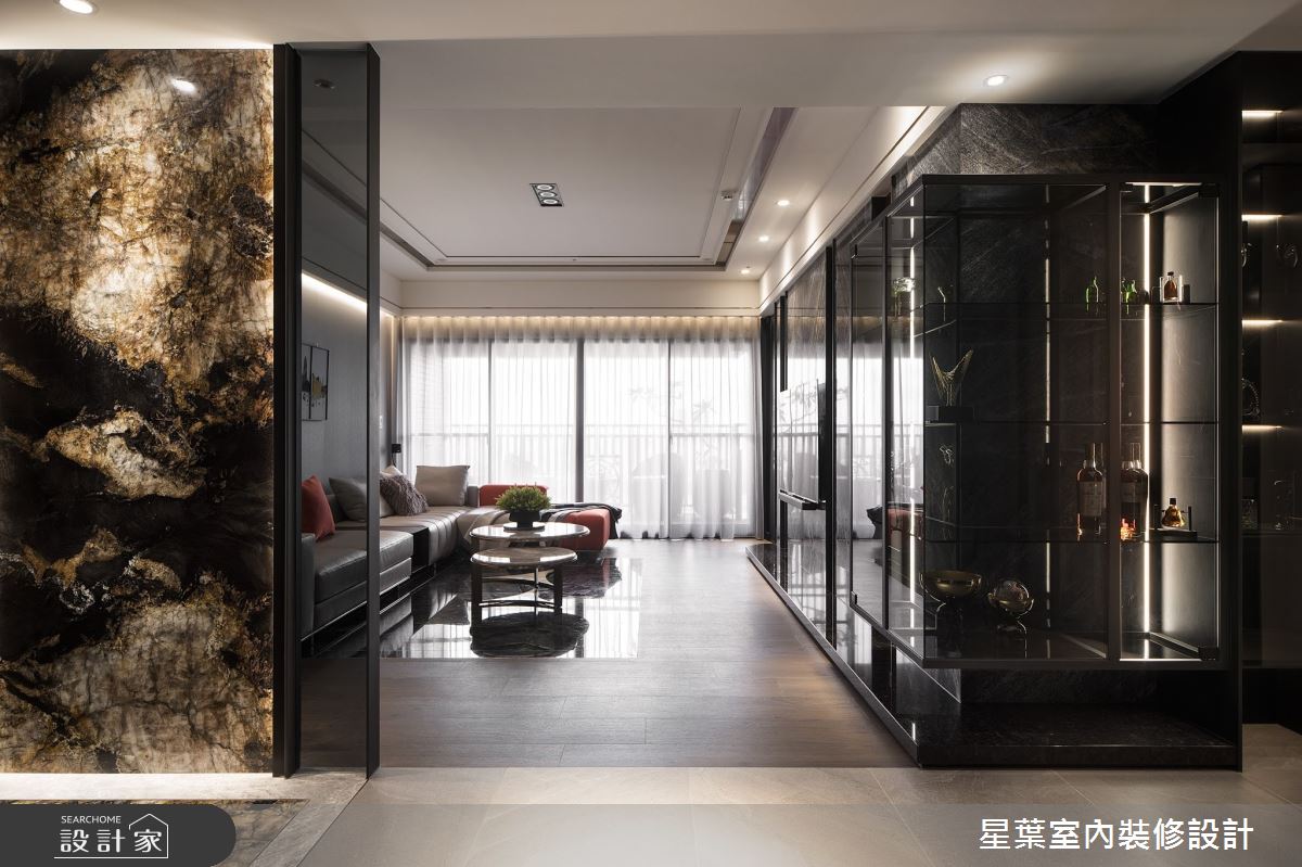 45坪新成屋(5年以下)＿輕奢風客廳案例圖片＿星葉室內裝修設計＿星葉_43_新北45坪輕奢風之7