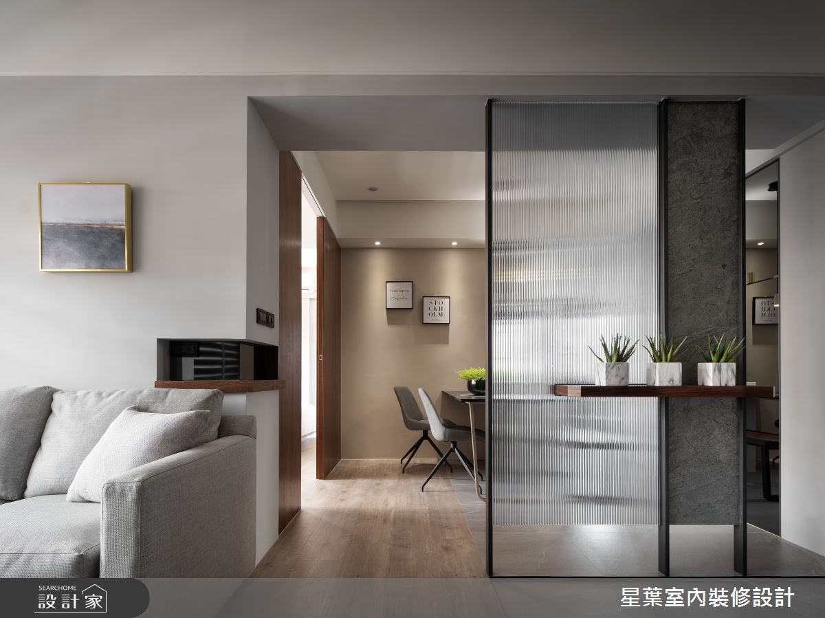 25坪老屋(16~30年)＿工業風客廳案例圖片＿星葉室內裝修設計＿星葉_45_新北老屋翻新25坪工業風之2