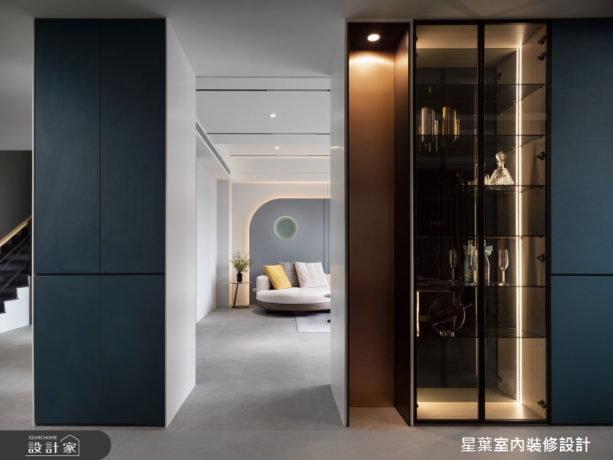 200坪毛胚屋＿輕奢風客廳案例圖片＿星葉室內裝修設計＿星葉_48_桃園透天200坪輕奢風之6